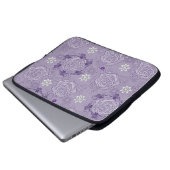 Laptop Sleeve Floral (Vorne Knopf)