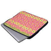 Laptop Sleeve Floral (Vorne Knopf)