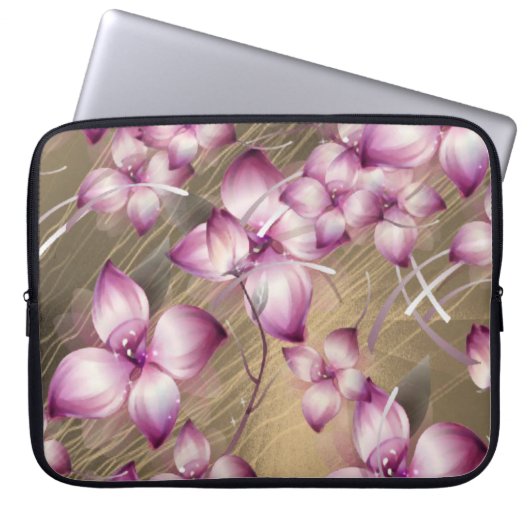 Laptop Sleeve Floral (Vorderseite)