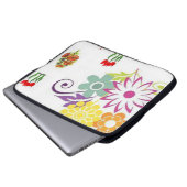Laptop Sleeve Floral (Vorne Knopf)
