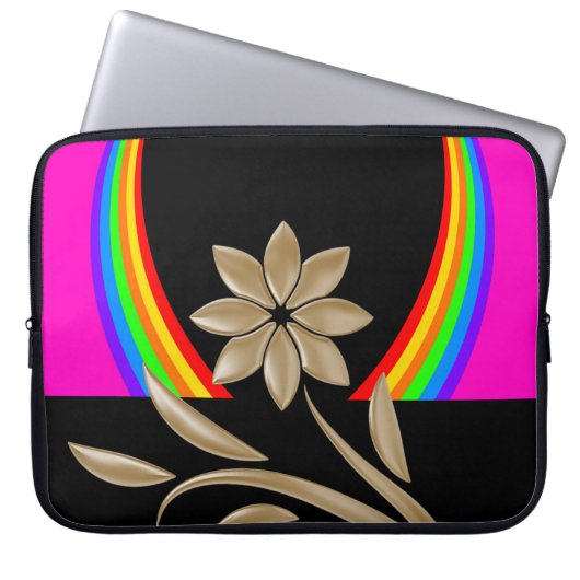 Laptop Sleeve Floral (Vorderseite)