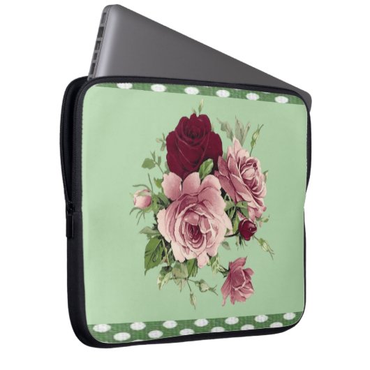 Laptop Sleeve Floral (Vorne Rechts)