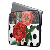 Laptop Sleeve Floral (Vorderseite Links)