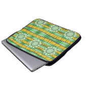 Laptop Sleeve Floral (Vorne Knopf)