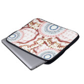 Laptop Sleeve Floral (Vorne Knopf)