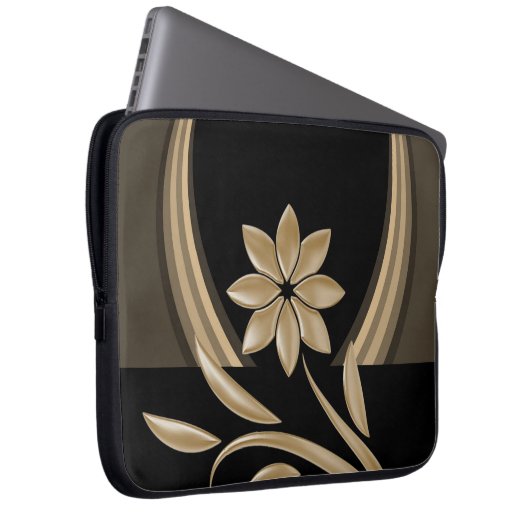 Laptop Sleeve Floral (Vorne Rechts)