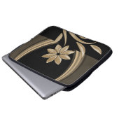 Laptop Sleeve Floral (Vorne Knopf)