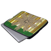 Laptop Sleeve Floral (Vorne Knopf)