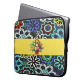 Laptop Sleeve Floral (Vorderseite Links)