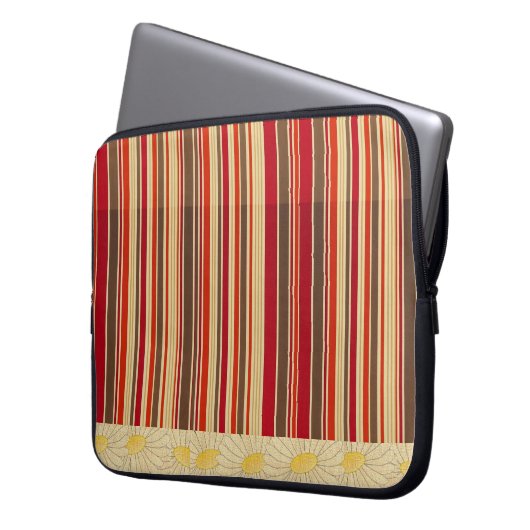 Laptop Sleeve Floral (Vorderseite Links)