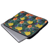 Laptop Sleeve Floral (Vorne Knopf)