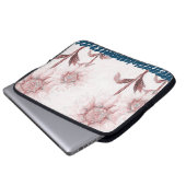 Laptop Sleeve Floral (Vorne Knopf)