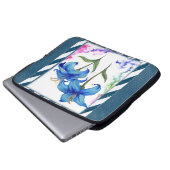 Laptop Sleeve Floral (Vorne Knopf)