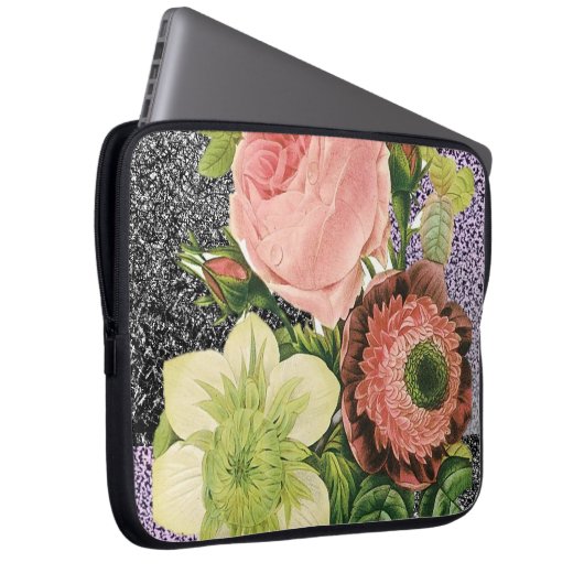 Laptop Sleeve Floral (Vorne Rechts)