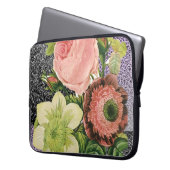 Laptop Sleeve Floral (Vorderseite Links)