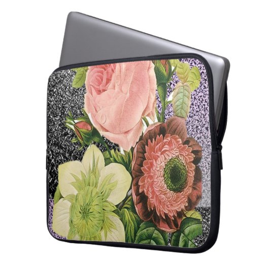 Laptop Sleeve Floral (Vorderseite Links)