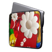 Laptop Sleeve Floral (Vorderseite Links)