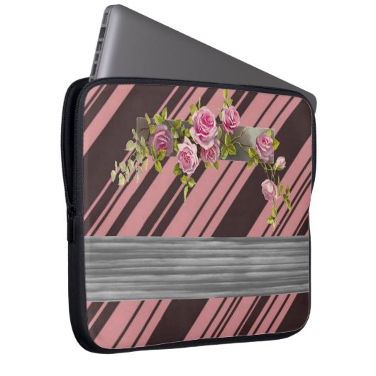 Laptop Sleeve Floral (Vorne Rechts)