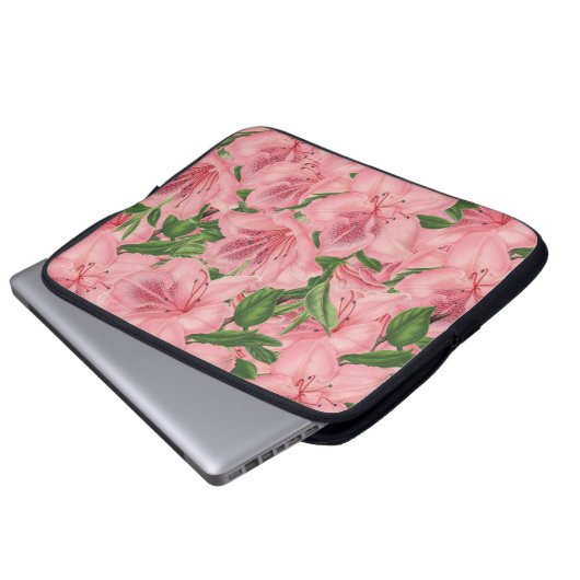 Laptop Sleeve Floral (Vorne Knopf)