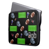 Laptop Sleeve Football (Vorderseite Links)