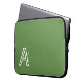 Laptop Sleeve Green (Vorderseite Links)
