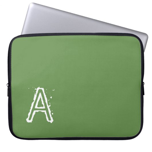 Laptop Sleeve Green (Vorderseite)