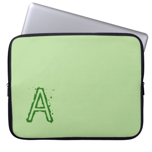 Laptop Sleeve Green (Vorderseite)