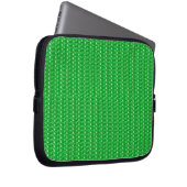 Laptop Sleeve Green Glitzer (Vorne Rechts)