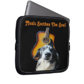 Laptop Sleeve Guitar Dog (Vorne Rechts)