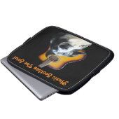 Laptop Sleeve Guitar Dog (Vorne Knopf)