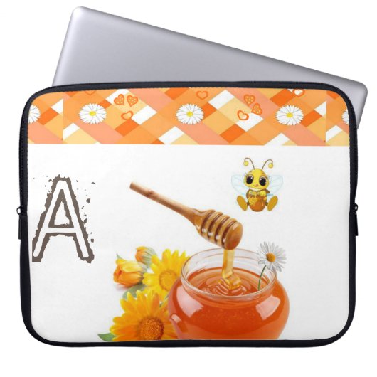 Laptop Sleeve Honey Bee (Vorderseite)