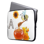 Laptop Sleeve Honey Bee (Vorderseite Links)