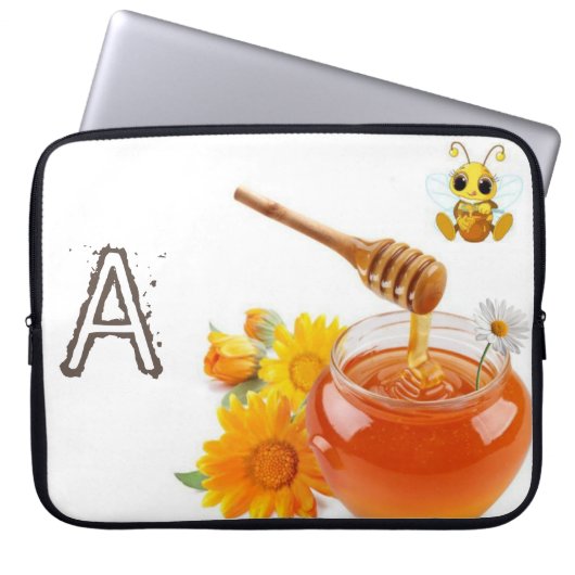 Laptop Sleeve Honey Bee (Vorderseite)