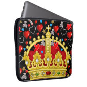 Laptop Sleeve King of Hearts (Vorne Rechts)