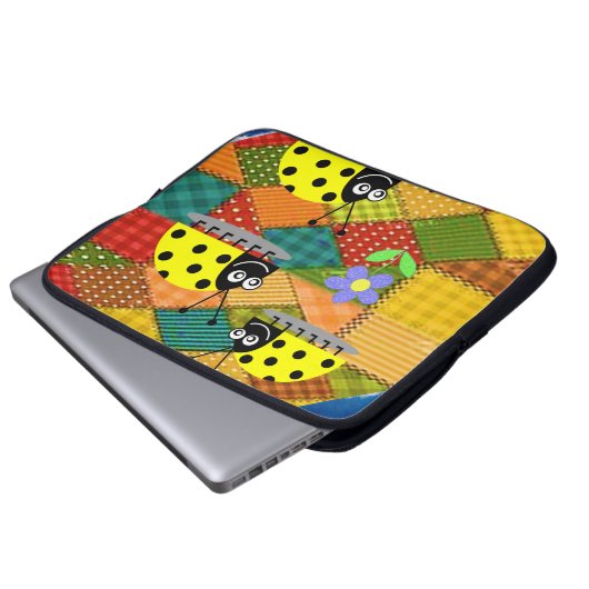 Laptop Sleeve Ladybug (Vorne Knopf)