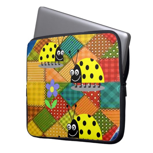 Laptop Sleeve Ladybug (Vorderseite Links)