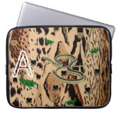 Laptop Sleeve Leopard Schlangen (Vorderseite)