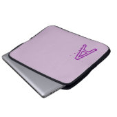 Laptop Sleeve Lila (Vorne Knopf)