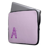 Laptop Sleeve Lila (Vorderseite Links)