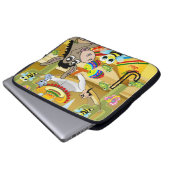 Laptop Sleeve Mexican Man Donkey Bumblebee (Vorne Knopf)