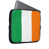 Laptop Sleeve mit irischer Flagge (Vorne Rechts)