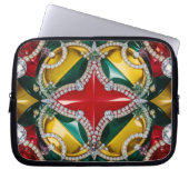Laptop Sleeve mit Los Angeles Farbdesign (Vorderseite)
