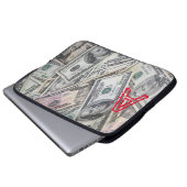 Laptop Sleeve Money (Vorne Knopf)