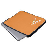 Laptop Sleeve Orange (Vorne Knopf)
