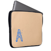 Laptop Sleeve Peach (Vorne Rechts)