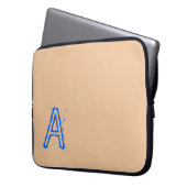 Laptop Sleeve Peach (Vorderseite Links)