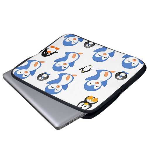 Laptop Sleeve Penguin (Vorne Knopf)