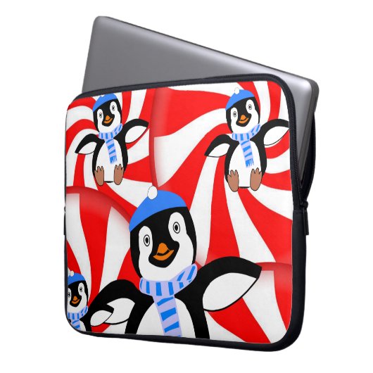 Laptop Sleeve Penguin (Vorderseite Links)