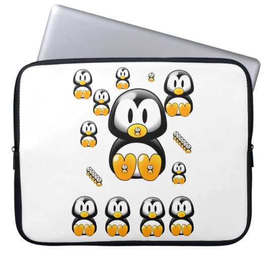 Laptop Sleeve Penguin (Vorderseite)