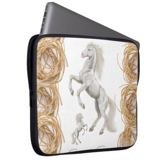 Laptop Sleeve Pferde (Vorne Rechts)